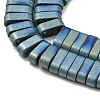 Electroplated Non-magnetic Synthetic Hematite Beads Strands G-C106-B01-03A-3