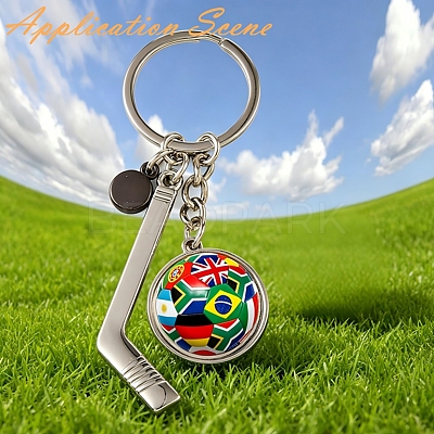 Hockey Alloy Sublimation Blanks Keychains AL-CBAF9A1-02P-06-1