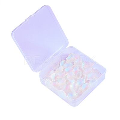 100Pcs Glass Charms GLAA-CJ0001-50-1