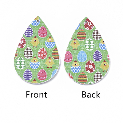 PU Leather Big Pendants X-FIND-T058-A16-1