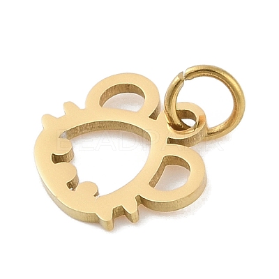 304 Stainless Steel Pendants STAS-L279-001G-09-1