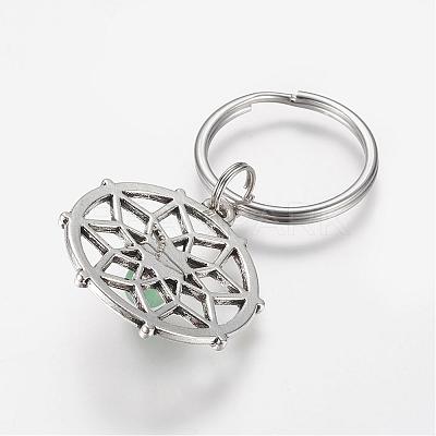 Alloy Gemstone Keychain KEYC-JKC00143-1