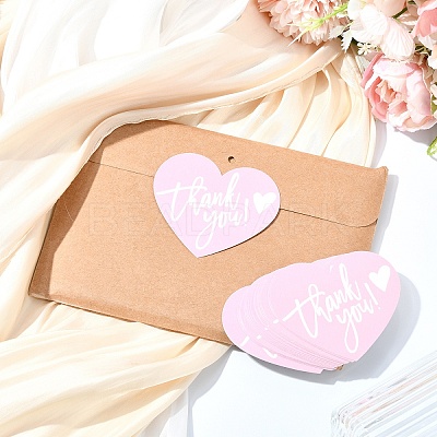 20Pcs Coated Paper Thank You Greeting Card DIY-YW0012-24C-1