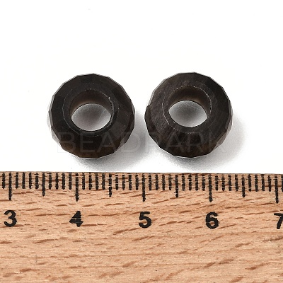 Natural Red Silver Sheen Obsidian European Beads GG-NH0003-A02-1
