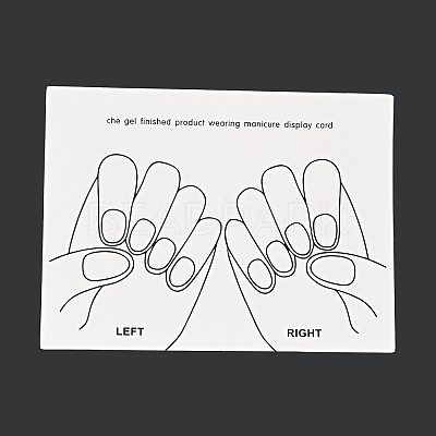 Paper Manicure Display Cards LS-DIY-B062-01A-1