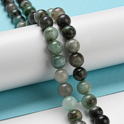 Synthetic Emerald Beads Strands G-A219-A02-02-1-1