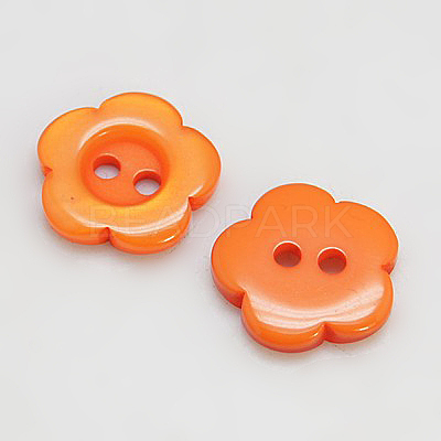 Resin Buttons RESI-D031-15mm-06-1