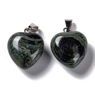Natural Kambaba Jasper Pendants G-I311-A15-1