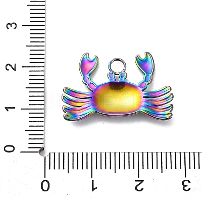 Ion Plating(IP) 304 Stainless Steel Pendants STAS-E182-08M-1