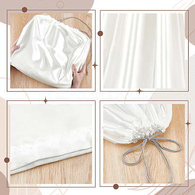 4Pcs Satin Cloth Bags ABAG-NB0002-21-1