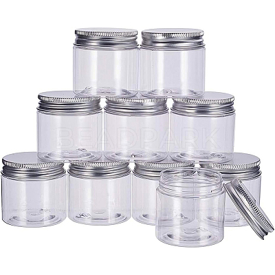 Transparent Plastic Bead Containers CON-BC0004-81-1