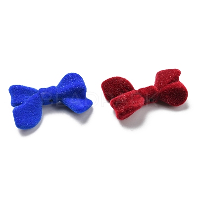 Flocky Acrylic Beads OACR-E020-08-1
