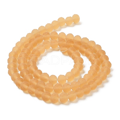 Transparent Glass Beads Strands EGLA-A034-T8mm-MD23-1