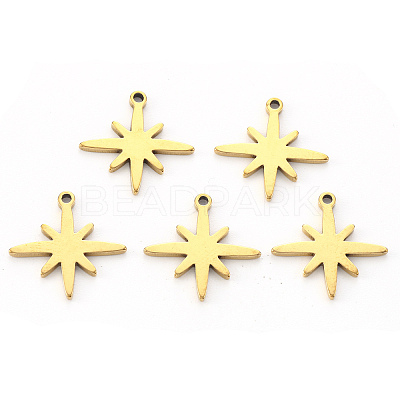 PVD Vacuum Plating 304 Stainless Steel Pendants LS-X-STAS-N092-37G-1