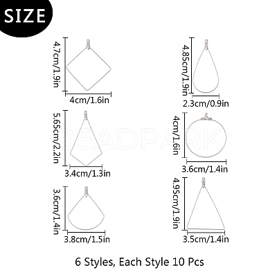 DIY Dangle Earring DIY-SC0010-15P-1