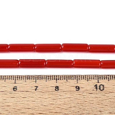 Opaque Solid Color Glass Beads Strands GLAA-N070-01A-C01-1