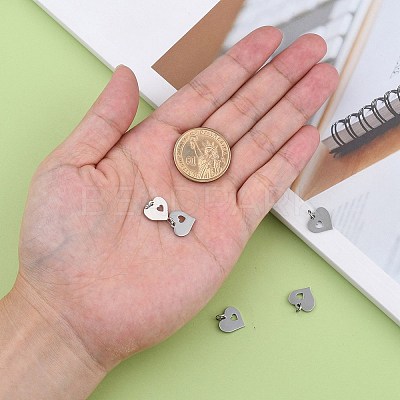 Non-Tarnish 304 Stainless Steel Pendants A-STAS-Q201-T457S-1