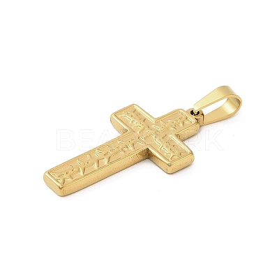 304 Stainless Steel Pendants STAS-P400-07G-1