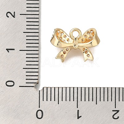 Brass Micro Pave Cubic Zirconia Pendants KK-Q001-11G-1