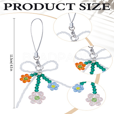 1Pc Plastic Beads Mobile Straps HJEW-LP0001-34A-1