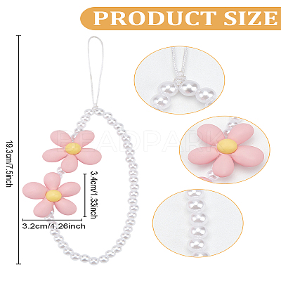 1Pc Acrylic Mobile Straps HJEW-LP0002-19A-1