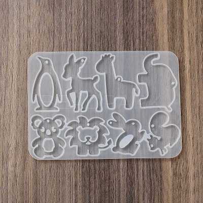 Penguin/Lion/Rabbit DIY Pendant Silhouette Silicone Molds SIL-F010-03-1