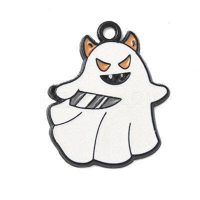 Halloween Alloy Enamel Pendants ENAM-P258-01A-B-1