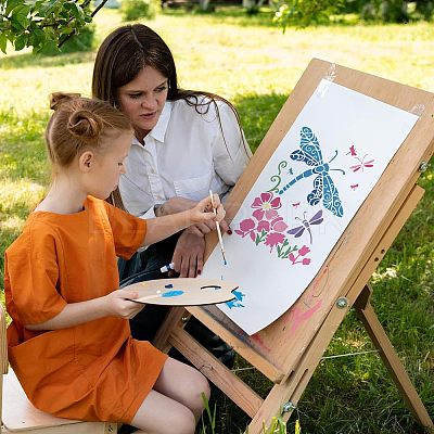 Plastic Reusable Drawing Painting Stencils Templates DIY-WH0202-393-1