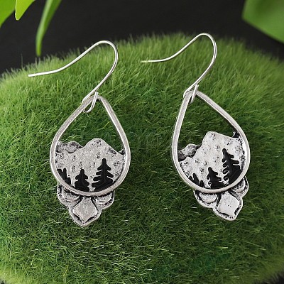 Zinc Alloy Dangle Earrings for Women WG56DA6-01-1