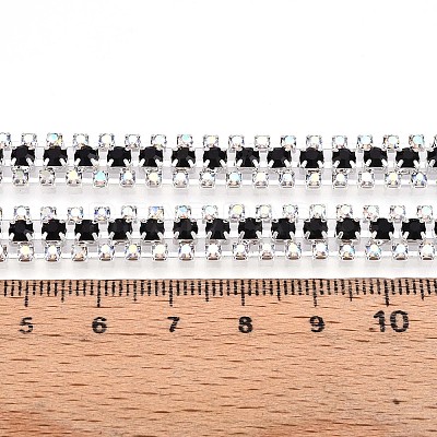 Iron Rhinestone Cup Chains CH-T006-04S-02-1
