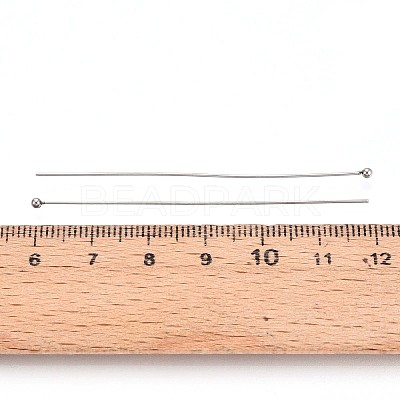304 Stainless Steel Head Pins STAS-T065-60mm-20P-1