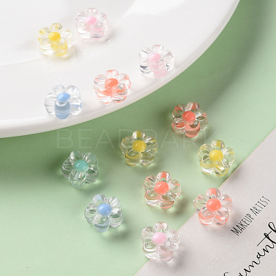 Transparent Acrylic Beads TACR-S152-06A-1