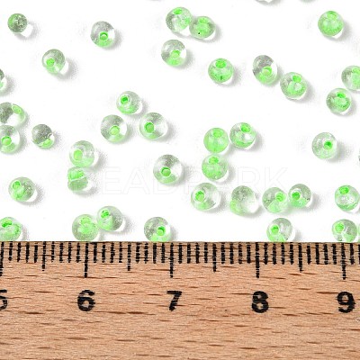 8/0 Inside Colours Transparent Glass Seed Beads X1-SEED-T007-06D-1