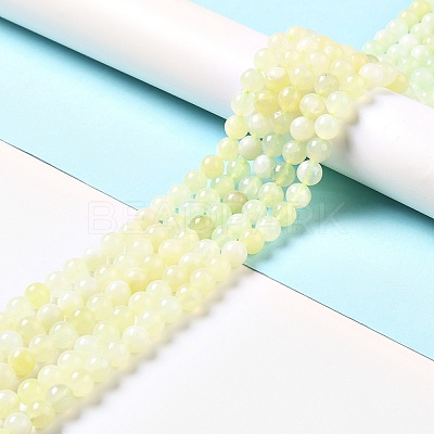 Natural New Jade Beads Strands X-G-F716-04B-1