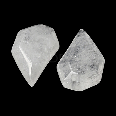 Natural Quartz Crystal Pendants G-G052-A06-1