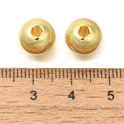 Brass Spacer Beads KK-B121-08G-1