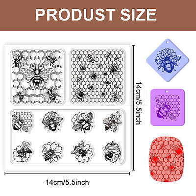Silicone Clay Texture Mat AJEW-WH0447-042-1