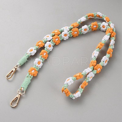 Cotton Rope Shoulder Phone Straps AJEW-WH20026-01R-1