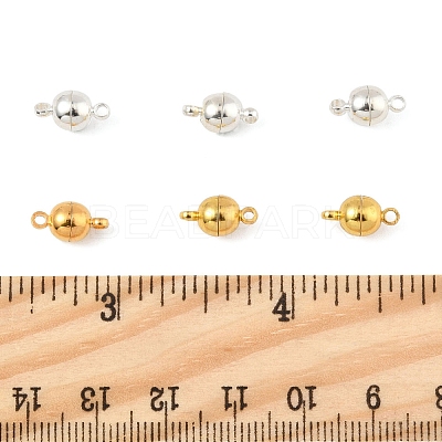 12 Sets 2 Colors Brass Magnetic Clasps KK-FS0001-55A-1