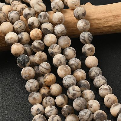 Natural Feldspar Bead Strands G-P295-06-8mm-1