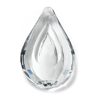 Transparent Glass Pendants GLAA-R223-03H-1