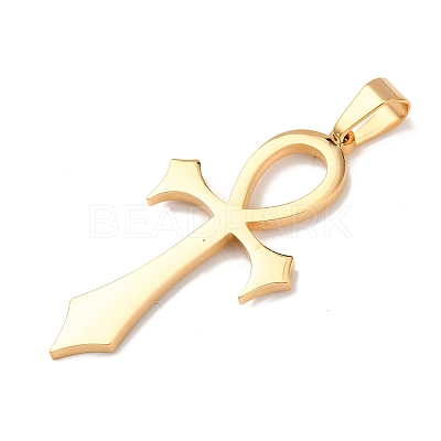 304 Stainless Steel Pendants STAS-P421-07G-1