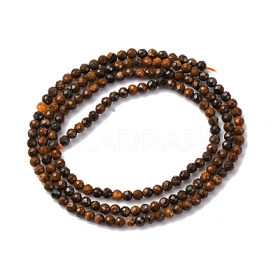 Natural Tiger Iron Beads Strands G-RM250104-B5-1