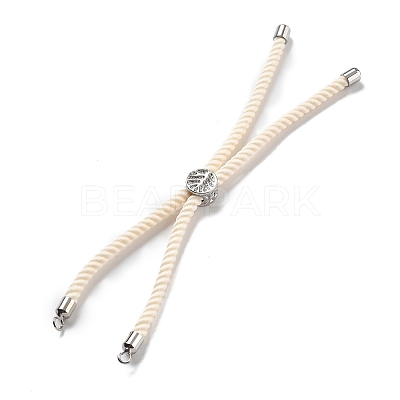 Twisted Nylon Cord Silder Bracelets DIY-B066-03P-28-1