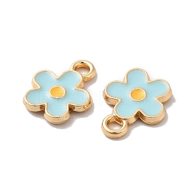 Alloy Enamel Charms ENAM-D043-02G-05-1