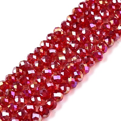 Electroplate Glass Beads Strands LS-EGLA-A044-T3mm-B01-1