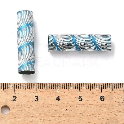 Rack Plating Aluminum Beads ALLUM-R211-01P-1