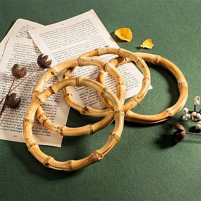 Wood Bag Handle FIND-WH0043-26-1