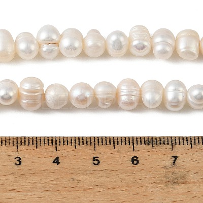 Natural Cultured Freshwater Pearl Beads Strands PEAR-L034-16B-1