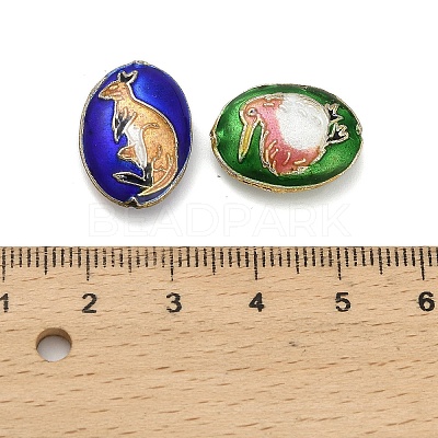 Handmade Cloisonne Beads CLB-Z001-08G-1